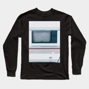 Frost-Covered Camper Van Window Long Sleeve T-Shirt